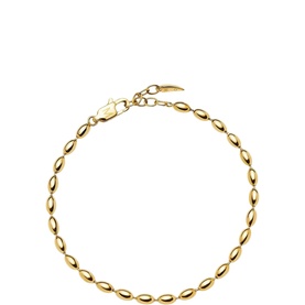 Molten Olive Chain Bracelet