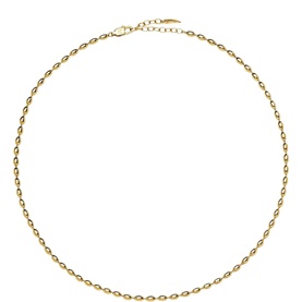 Molten Olive Chain Necklace