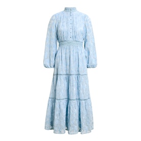 Nala Embroidered Flared Dress