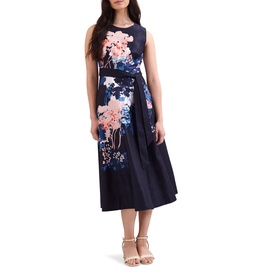 Natalya Floral Belted Dress