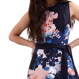 Natalya Floral Belted Dress