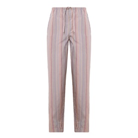 Paul Smith Access multicolour striped cotton pyjama bottoms with elasticated drawstring waist and tapered leg