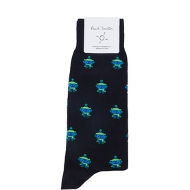 Robot Jacquard Socks