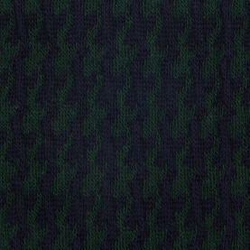 Paul Smith Access green and navy houndstooth-pattern cotton blend socks, close-up fabric detail shot