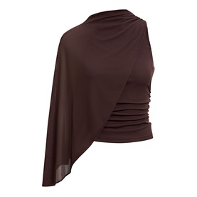 Rosalind Asymmetric Cape Top