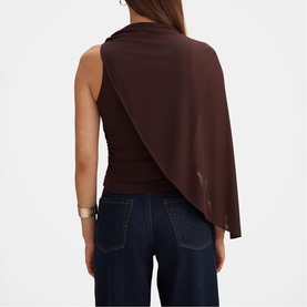Rosalind Asymmetric Cape Top