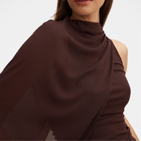 Rosalind Asymmetric Cape Top