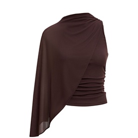 Rosalind Asymmetric Cape Top