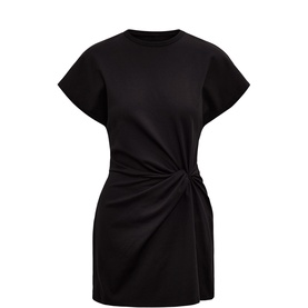 Rose Twist Mini T-Shirt Dress