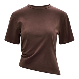 Saskia Boxy Ruched T-Shirt
