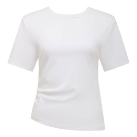 Saskia Boxy Ruched T-Shirt