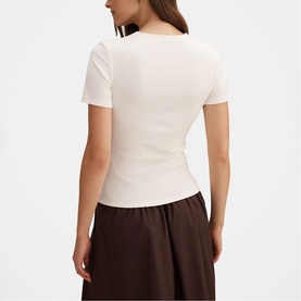 Sienna Lace Trim T-Shirt