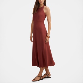 Soraya Beaded Back Flared Dress