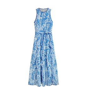 Taryn Floral Ruffle Flared Dress