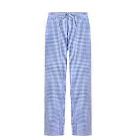 Ekirow Gingham Balloon-Leg Trousers