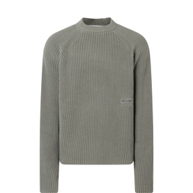 Logo Rib Knit Sweater