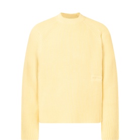 Logo Rib Knit Sweater