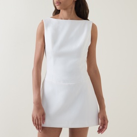 Tailored Mini Shift Dress