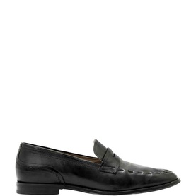 Jules Stitch Leather Loafers