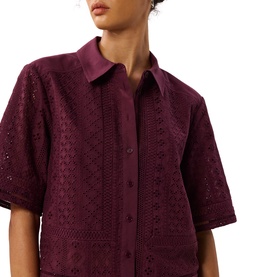 Broderie Detail Shirt