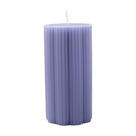 Fleur Bleu Pillar Candle