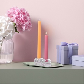 Fleur Cassis Taper Candle Cassis Soleil Set of Two
