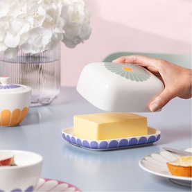 Fleur Couleur Butterdish
