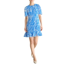 Iona Floral Mini Flared Dress