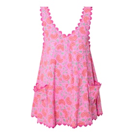 Belted Floral Mini Dress