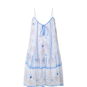Mirror Embroidered Mini Dress