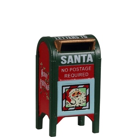 Christmas Mailbox Village Accessory 5cm