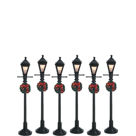 Gas Lantern Street Lamp Set of Six
