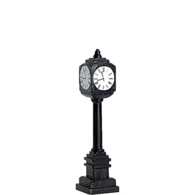 Street Clock Village Accessory 11cm
