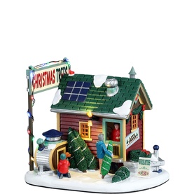 Tiny House Tree Lot LED Scene 13cm