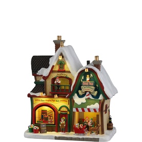 North Pole Christmas Supply LED Building 22cm