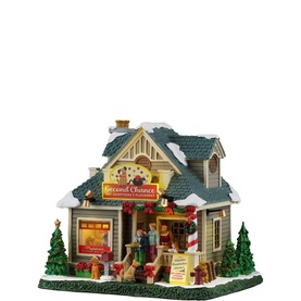 Second Chance Pet Adoptions and Placement LED Building 17cm
