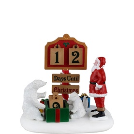 North Pole Countdown Figurine 10cm