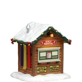Ski Rental LED Building 13cm