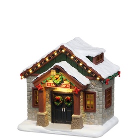 Ski Shop LED Building 12cm