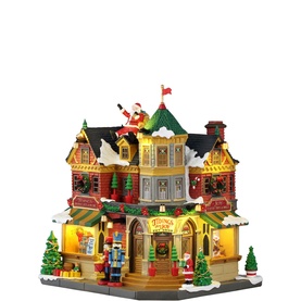 Tidings and Joy LED Building 24cm