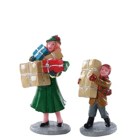 Christmas Rush Figurines Set of Two