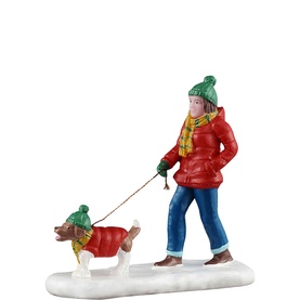 A Snowy Walk Figurine 7cm