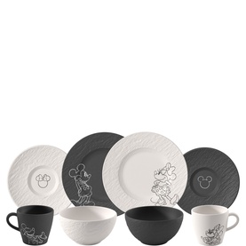 Manufacture Rock Blanc Mickey Mouse 8-Piece Breakfast Set