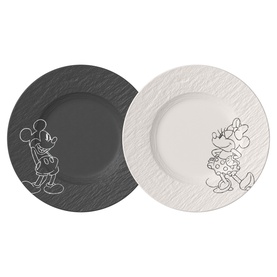 Manufacture Rock Mickey Mouse Breakfast/Dessert Plate 2-Piece Set