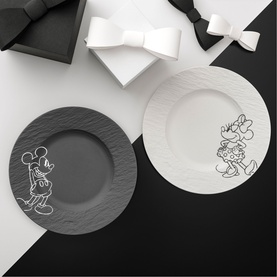 Manufacture Rock Mickey Mouse Breakfast/Dessert Plate 2-Piece Set