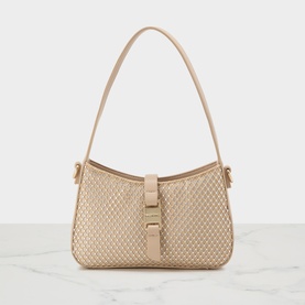 Slope Rhinestone Shoulder Bag
