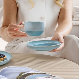 Perlemor Aqua Coffee Cup 240g