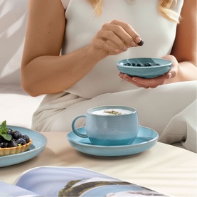 Perlemor Aqua Coffee Cup 240g