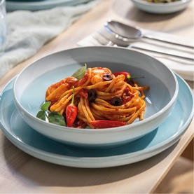 Perlemor Aqua Pasta Bowl