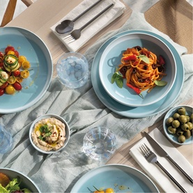 Perlemor Aqua Pasta Bowl